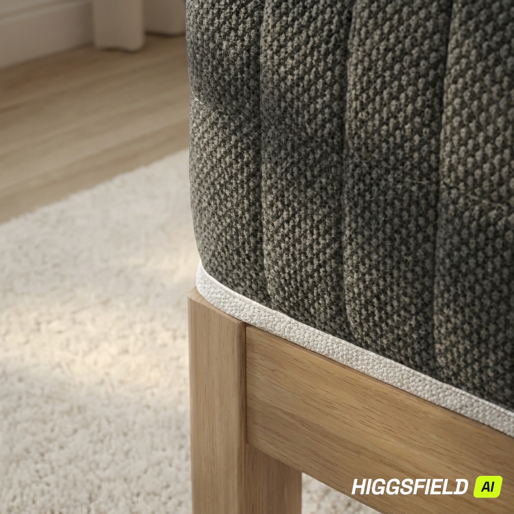The Nocta Original mattress on a wooden bed frame